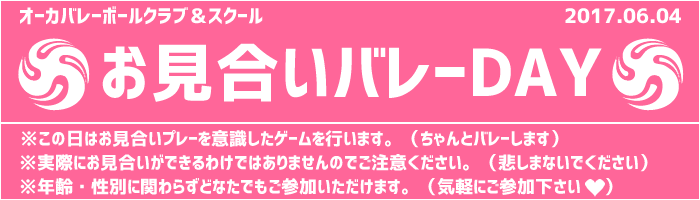 お見合いバレー