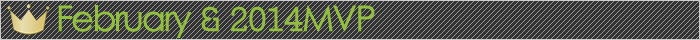 2014年2月のMVP